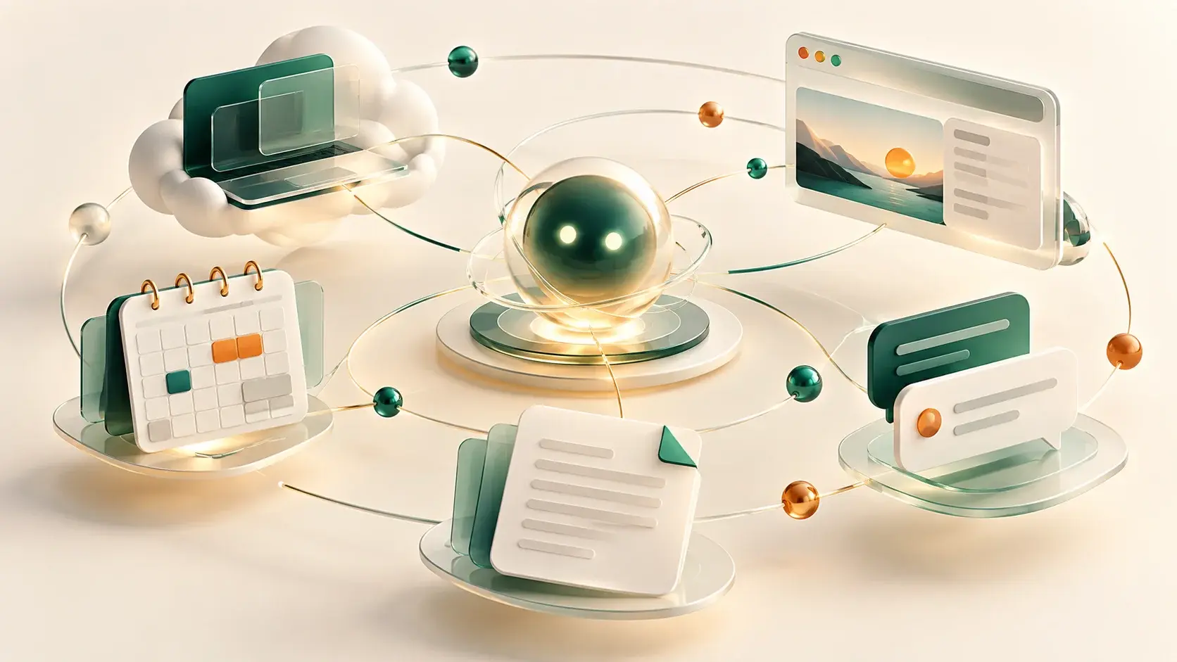 OpenAI Dots sürekli çalışan GPT-6 Astra tabanlı yapay zekâ ajanlarının çalışma sistemini temsil eden görsel